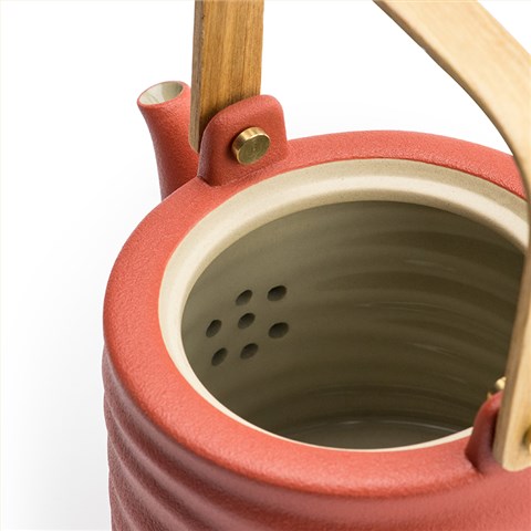 宫廷红海浪茶壶|中国风礼品定制