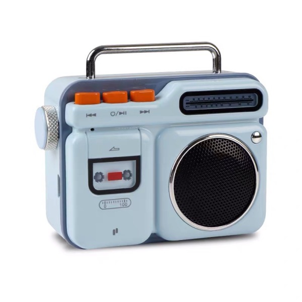 收音机造型复古蓝牙音箱 户外便携随身音响 创意音响礼品